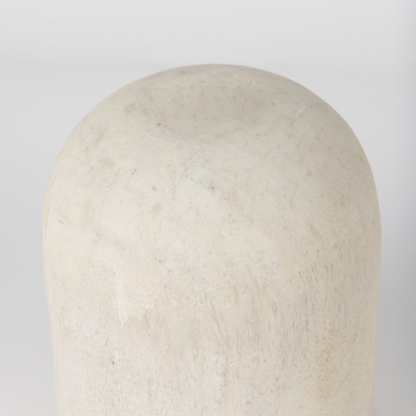 Knox Short White Wash Wood Decorative Object 4
