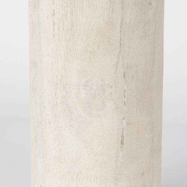 Knox Tall White Wash Wood Decorative Object 5