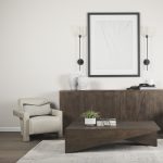 Kolt 5x8 Neutral Geometric Patterned Wool Area Rug