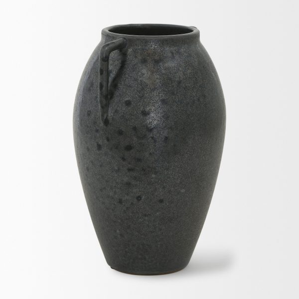 Kora Medium Dark Metallic Double Ear Vase 5