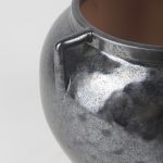 Kora Short Dark Metallic Double Ear Vase