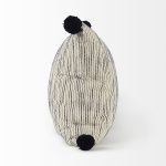 Krystal 20 x 20 Cream/Blue Pom Pom Decorative Pillow Cover 11 Krystal 20 x 20 Cream/Blue Pom Pom Decorative Pillow Cover