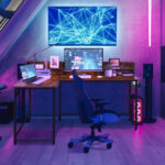 L-Shaped Computer Desk with Hutch and Bookshelf for Offices 23 L-Shaped Computer Desk with Hutch and Bookshelf for Offices