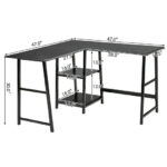 L Shaped Office Desk with Shelves and Space-Saving Design 25 L Shaped Office Desk with Shelves and Space-Saving Design