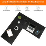 L Shaped Office Desk with Shelves and Space-Saving Design 26 L Shaped Office Desk with Shelves and Space-Saving Design