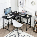 L Shaped Office Desk with Shelves and Space-Saving Design 27 L Shaped Office Desk with Shelves and Space-Saving Design
