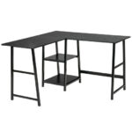 L Shaped Office Desk with Shelves and Space-Saving Design 24 L Shaped Office Desk with Shelves and Space-Saving Design