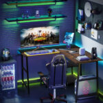 L Shaped Office Desk with Shelves and Space-Saving Design 16 L Shaped Office Desk with Shelves and Space-Saving Design