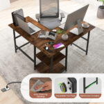 L Shaped Office Desk with Shelves and Space-Saving Design 21 L Shaped Office Desk with Shelves and Space-Saving Design