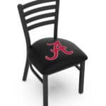 University of Alabama 18-Inch Stationary Bar Chair ("A" Logo) 3 University of Alabama 18-Inch Stationary Bar Chair ("A" Logo)