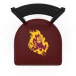 Arizona State University 18-Inch Stationary Bar Chair (Sparky Logo) 4 Arizona State University 18-Inch Stationary Bar Chair (Sparky Logo)