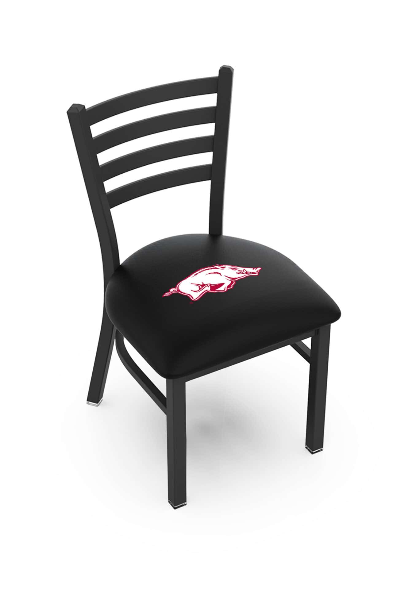 University of Arkansas 18-Inch Stationary Bar Chair 1 University of Arkansas 18-Inch Stationary Bar Chair