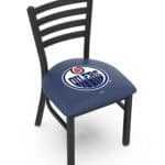 Edmonton Oilers 18-Inch Stationary Bar Chair 3 Edmonton Oilers 18-Inch Stationary Bar Chair