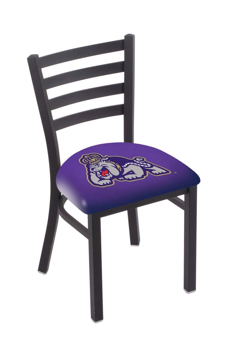 James Madison University 18-Inch Stationary Bar Chair 1 James Madison University 18-Inch Stationary Bar Chair