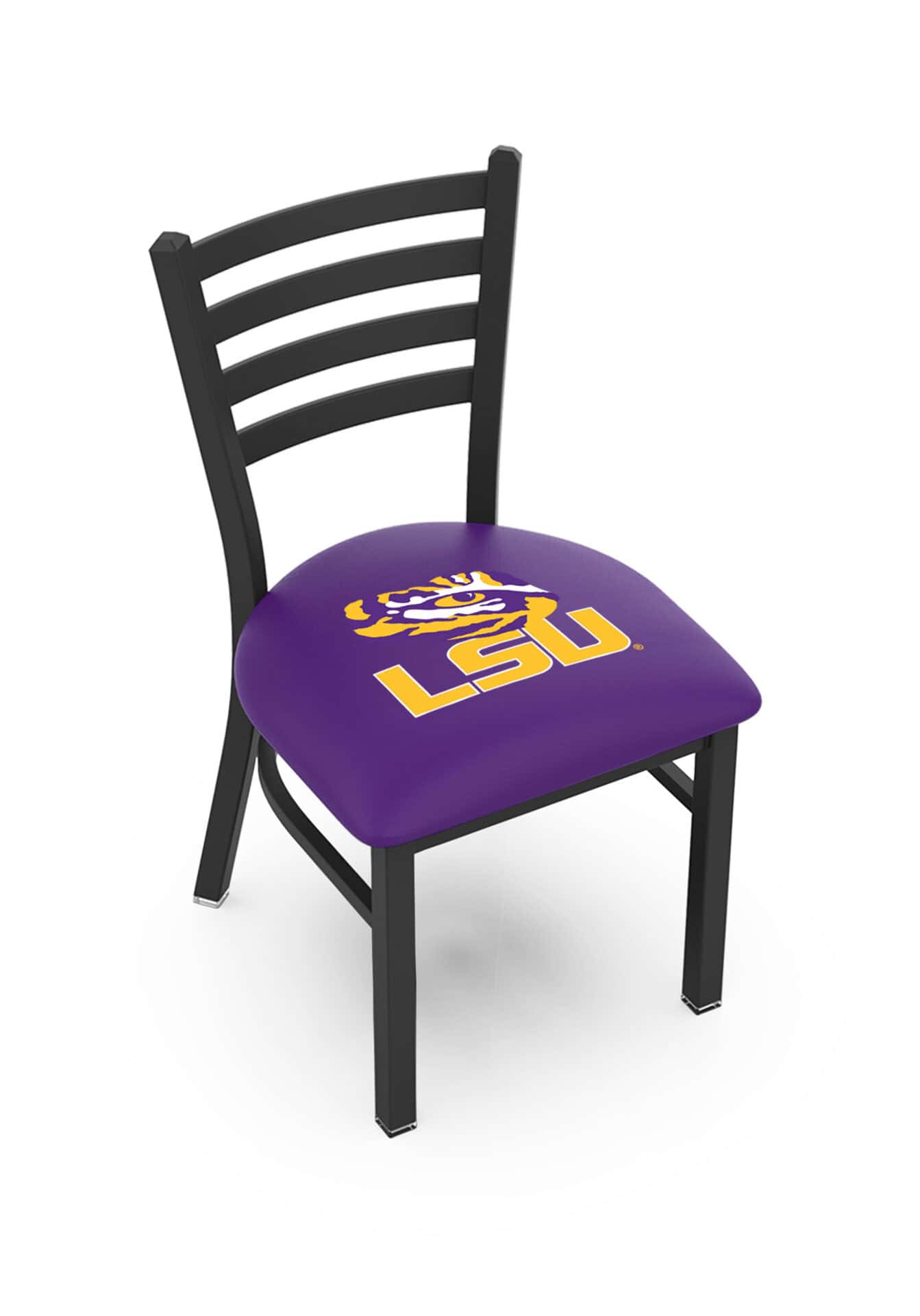 Louisiana State University 18-Inch Stationary Bar Chair 1 Louisiana State University 18-Inch Stationary Bar Chair