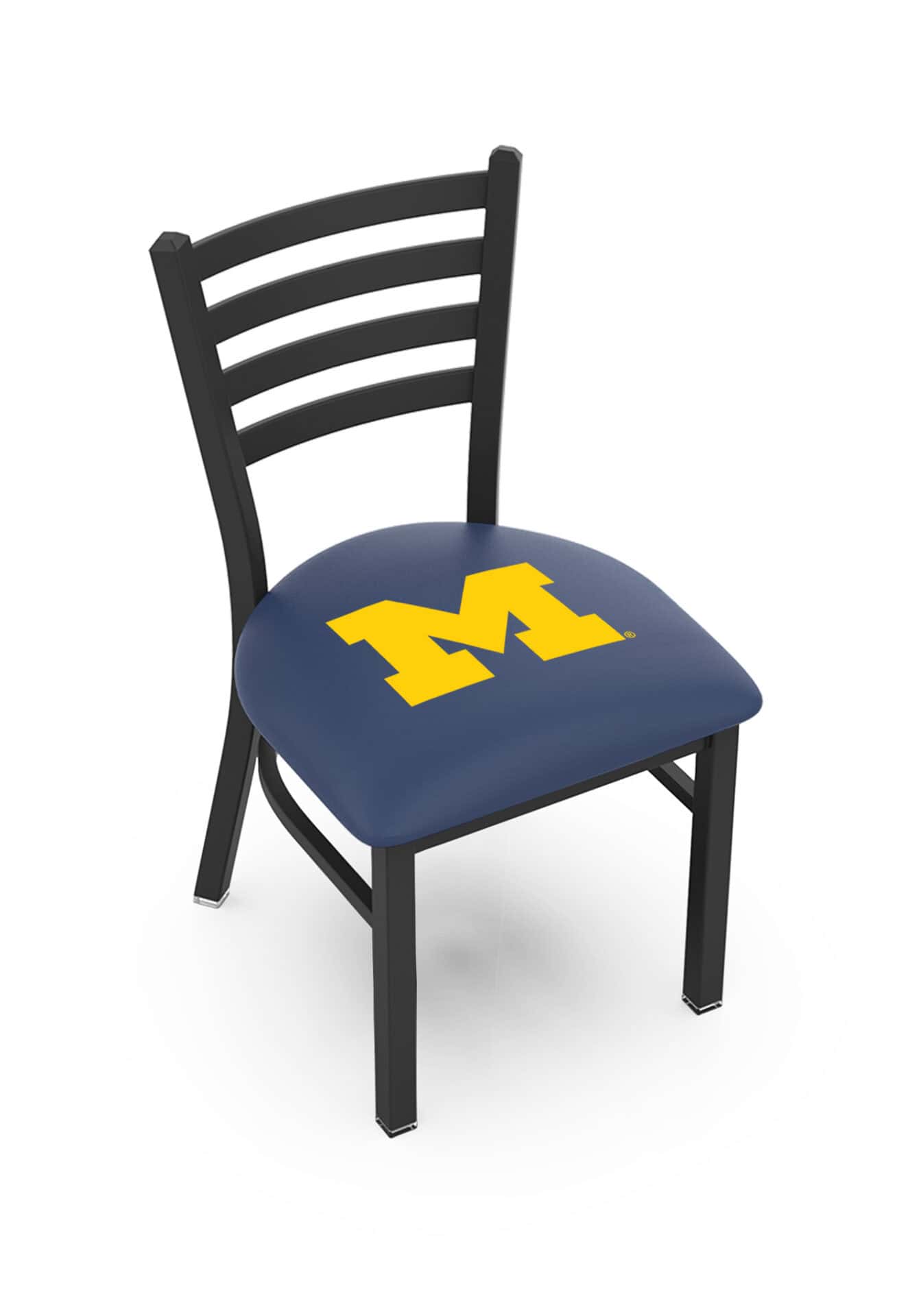 University of Michigan 18-Inch Stationary Bar Chair 1 University of Michigan 18-Inch Stationary Bar Chair