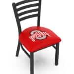 Ohio State University 18-Inch Stationary Bar Chair 3 Ohio State University 18-Inch Stationary Bar Chair
