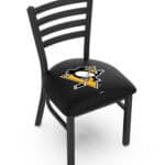 Pittsburgh Penguins 18-Inch Stationary Bar Chair 3 Pittsburgh Penguins 18-Inch Stationary Bar Chair