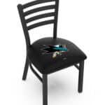 San Jose Sharks 18-Inch Stationary Bar Chair 3 San Jose Sharks 18-Inch Stationary Bar Chair