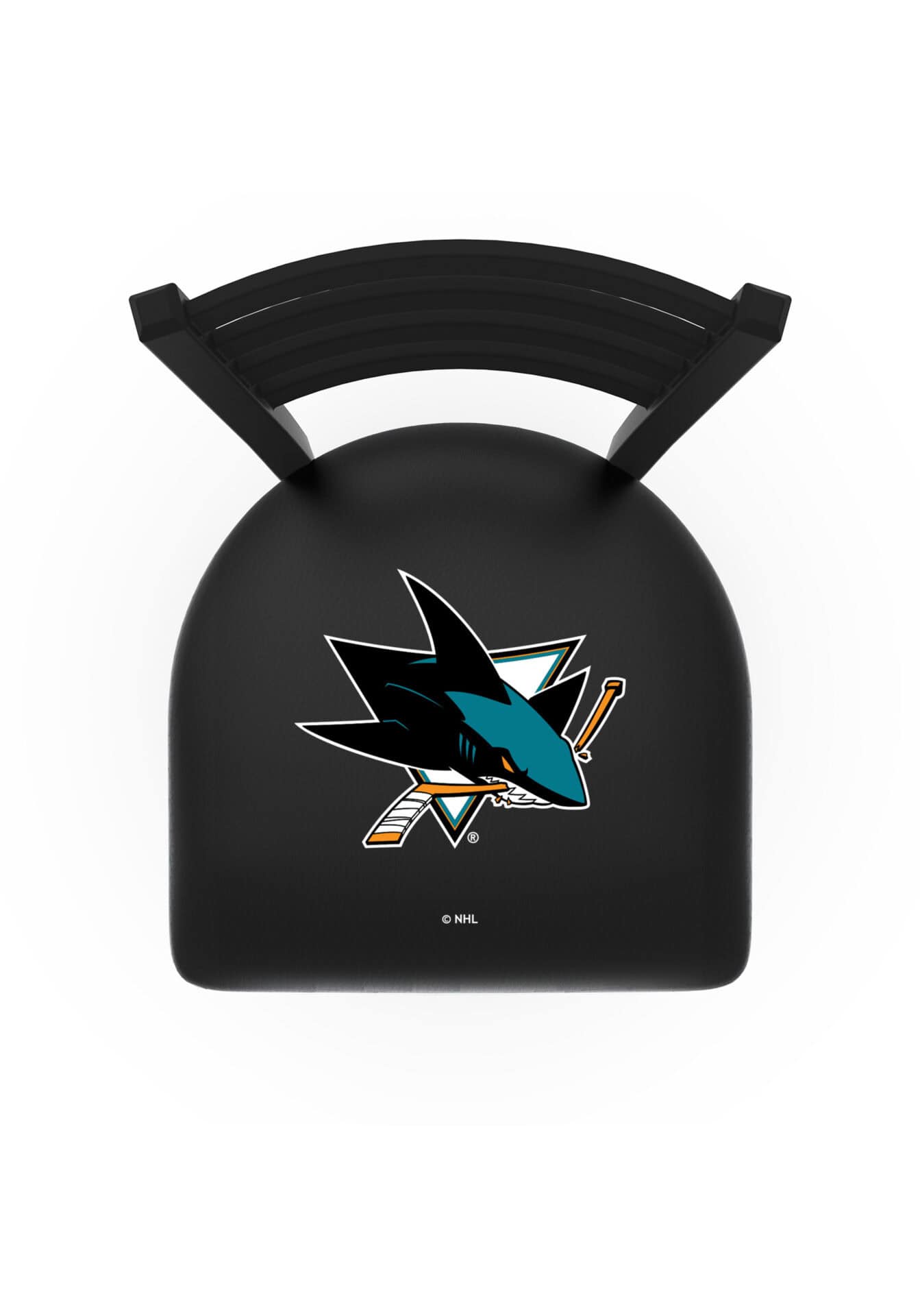 San Jose Sharks 18-Inch Stationary Bar Chair 2 San Jose Sharks 18-Inch Stationary Bar Chair - Image 2
