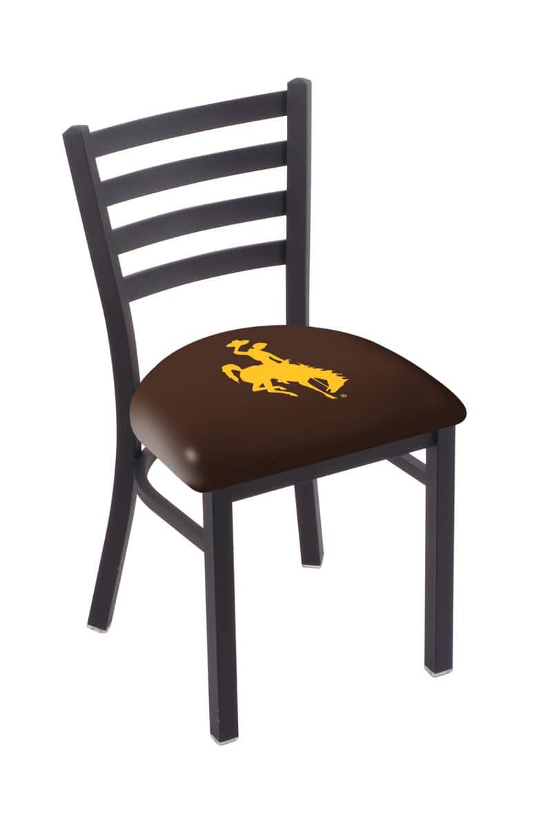 University of Wyoming 18-Inch Stationary Bar Chair 1 University of Wyoming 18-Inch Stationary Bar Chair