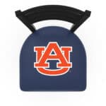 Auburn University 25-Inch Stationary Counter Stool w/ Black Wrinkle Finish, Ladder Back, 2.5-Inch Cushion Seat 4 Auburn University 25-Inch Stationary Counter Stool w/ Black Wrinkle Finish, Ladder Back, 2.5-Inch Cushion Seat