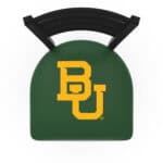 Baylor University 25-Inch Stationary Counter Stool w/ Black Wrinkle Finish, Ladder Back, 2.5-Inch Cushion Seat 4 Baylor University 25-Inch Stationary Counter Stool w/ Black Wrinkle Finish, Ladder Back, 2.5-Inch Cushion Seat