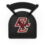 Boston College 25-Inch Stationary Counter Stool w/ Black Wrinkle Finish, Ladder Back, 2.5-Inch Cushion Seat 4 Boston College 25-Inch Stationary Counter Stool w/ Black Wrinkle Finish, Ladder Back, 2.5-Inch Cushion Seat