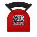 University of Alabama 36-Inch Swivel Extra Tall Bar Stool w/ Black Wrinkle Finish, Ladder Back, 2.5-Inch Cushion Seat (Elephant Logo) 4 University of Alabama 36-Inch Swivel Extra Tall Bar Stool w/ Black Wrinkle Finish, Ladder Back, 2.5-Inch Cushion Seat (Elephant Logo)
