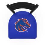 Boise State University 25-Inch Swivel Counter Stool w/ Black Wrinkle Finish, Ladder Back, 2.5-Inch Cushion Seat 4 Boise State University 25-Inch Swivel Counter Stool w/ Black Wrinkle Finish, Ladder Back, 2.5-Inch Cushion Seat