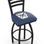 Butler University 25-Inch Swivel Counter Stool w/ Black Wrinkle Finish, Ladder Back, 2.5-Inch Cushion Seat 3 Butler University 25-Inch Swivel Counter Stool w/ Black Wrinkle Finish, Ladder Back, 2.5-Inch Cushion Seat