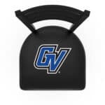 Grand Valley State University 36-Inch Swivel Extra Tall Bar Stool w/ Black Wrinkle Finish, Ladder Back, 2.5-Inch Cushion Seat 4 Grand Valley State University 36-Inch Swivel Extra Tall Bar Stool w/ Black Wrinkle Finish, Ladder Back, 2.5-Inch Cushion Seat