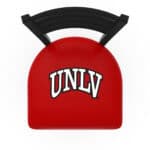 University of Nevada Las Vegas 36-Inch Swivel Extra Tall Bar Stool w/ Black Wrinkle Finish, Ladder Back, 2.5-Inch Cushion Seat 4 University of Nevada Las Vegas 36-Inch Swivel Extra Tall Bar Stool w/ Black Wrinkle Finish, Ladder Back, 2.5-Inch Cushion Seat