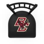 Boston College 25-Inch Swivel Counter Stool w/ Black Wrinkle Finish, Jailhouse Back, 2.5-Inch Cushion Seat 4 Boston College 25-Inch Swivel Counter Stool w/ Black Wrinkle Finish, Jailhouse Back, 2.5-Inch Cushion Seat