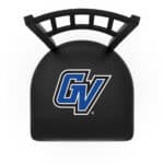 Grand Valley State University 36-Inch Swivel Extra Tall Bar Stool w/ Black Wrinkle Finish, Jailhouse Back, 2.5-Inch Cushion Seat 4 Grand Valley State University 36-Inch Swivel Extra Tall Bar Stool w/ Black Wrinkle Finish, Jailhouse Back, 2.5-Inch Cushion Seat