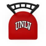University of Nevada Las Vegas 36-Inch Swivel Extra Tall Bar Stool w/ Black Wrinkle Finish, Jailhouse Back, 2.5-Inch Cushion Seat 4 University of Nevada Las Vegas 36-Inch Swivel Extra Tall Bar Stool w/ Black Wrinkle Finish, Jailhouse Back, 2.5-Inch Cushion Seat