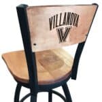 Villanova University 25-Inch Swivel Counter Stool w/ Black Wrinkle Finish, Solid Wood Back, Solid Maple Wood Seat 3 Villanova University 25-Inch Swivel Counter Stool w/ Black Wrinkle Finish, Solid Wood Back, Solid Maple Wood Seat