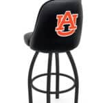 Auburn University 25-Inch Swivel Counter Stool w/ Black Wrinkle Finish, Padded Back, 4-Inch Cushion Seat 4 Auburn University 25-Inch Swivel Counter Stool w/ Black Wrinkle Finish, Padded Back, 4-Inch Cushion Seat