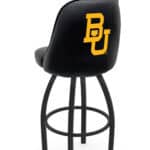 Baylor University 25-Inch Swivel Counter Stool w/ Black Wrinkle Finish, Padded Back, 4-Inch Cushion Seat 4 Baylor University 25-Inch Swivel Counter Stool w/ Black Wrinkle Finish, Padded Back, 4-Inch Cushion Seat