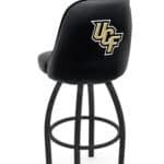 University of Central Florida 36-Inch Swivel Extra Tall Bar Stool w/ Black Wrinkle Finish, Padded Back, 4-Inch Cushion Seat 3 University of Central Florida 36-Inch Swivel Extra Tall Bar Stool w/ Black Wrinkle Finish, Padded Back, 4-Inch Cushion Seat