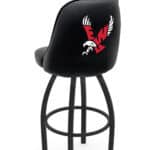 Eastern Washington University 36-Inch Swivel Extra Tall Bar Stool w/ Black Wrinkle Finish, Padded Back, 4-Inch Cushion Seat 3 Eastern Washington University 36-Inch Swivel Extra Tall Bar Stool w/ Black Wrinkle Finish, Padded Back, 4-Inch Cushion Seat