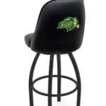 North Dakota State University 36-Inch Swivel Extra Tall Bar Stool w/ Black Wrinkle Finish, Padded Back, 4-Inch Cushion Seat 3 North Dakota State University 36-Inch Swivel Extra Tall Bar Stool w/ Black Wrinkle Finish, Padded Back, 4-Inch Cushion Seat
