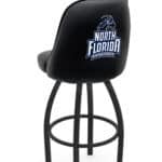 University of North Florida 36-Inch Swivel Extra Tall Bar Stool w/ Black Wrinkle Finish, Padded Back, 4-Inch Cushion Seat 3 University of North Florida 36-Inch Swivel Extra Tall Bar Stool w/ Black Wrinkle Finish, Padded Back, 4-Inch Cushion Seat