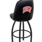 University of Nevada Las Vegas 36-Inch Swivel Extra Tall Bar Stool w/ Black Wrinkle Finish, Padded Back, 4-Inch Cushion Seat 3 University of Nevada Las Vegas 36-Inch Swivel Extra Tall Bar Stool w/ Black Wrinkle Finish, Padded Back, 4-Inch Cushion Seat
