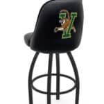 University of Vermont 25-Inch Swivel Counter Stool w/ Black Wrinkle Finish, Padded Back, 4-Inch Cushion Seat 4 University of Vermont 25-Inch Swivel Counter Stool w/ Black Wrinkle Finish, Padded Back, 4-Inch Cushion Seat
