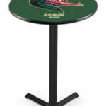 University of Alabama at Birmingham 36-Inch Pub Table with 30-Inch Top, Cross Base Base, and Black Wrinkle Finish 4 University of Alabama at Birmingham 36-Inch Pub Table with 30-Inch Top, Cross Base Base, and Black Wrinkle Finish