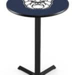 Butler University 36-Inch Pub Table with 30-Inch Top, Cross Base Base, and Black Wrinkle Finish 4 Butler University 36-Inch Pub Table with 30-Inch Top, Cross Base Base, and Black Wrinkle Finish