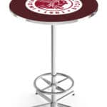 Indian Motorcycle 42-Inch Pub Table with 30-Inch Top, Star Base Base, and Chrome Finish