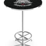 NHRA Hot Rod 42-Inch Pub Table with 36-Inch Top, Star Base Base, and Chrome Finish 4 NHRA Hot Rod 42-Inch Pub Table with 36-Inch Top, Star Base Base, and Chrome Finish