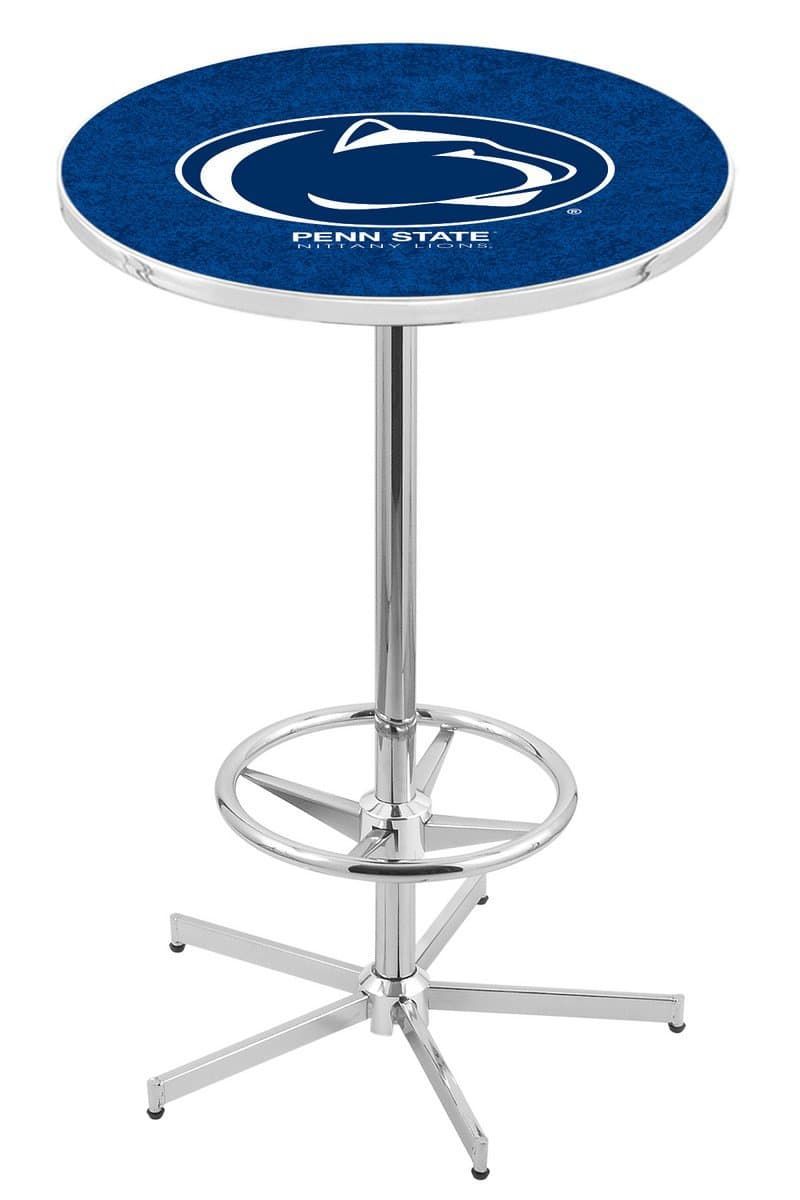 Pennsylvania State University 42-Inch Pub Table with 36-Inch Top, Star Base Base, and Chrome Finish 1 Pennsylvania State University 42-Inch Pub Table with 36-Inch Top, Star Base Base, and Chrome Finish